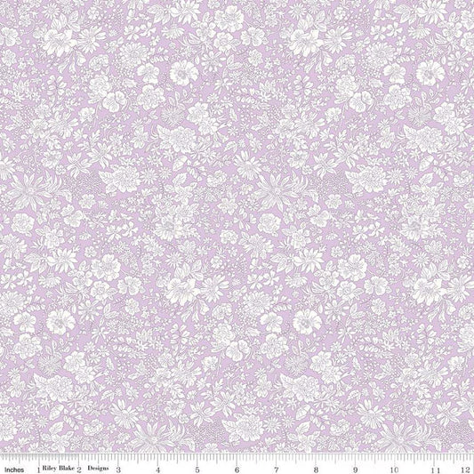 Liberty Emily Belle Violet purple Tana Lawn quilting fabric