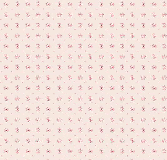 Riley Blake Berry Sage Blooms Latte C17399 quilting cotton