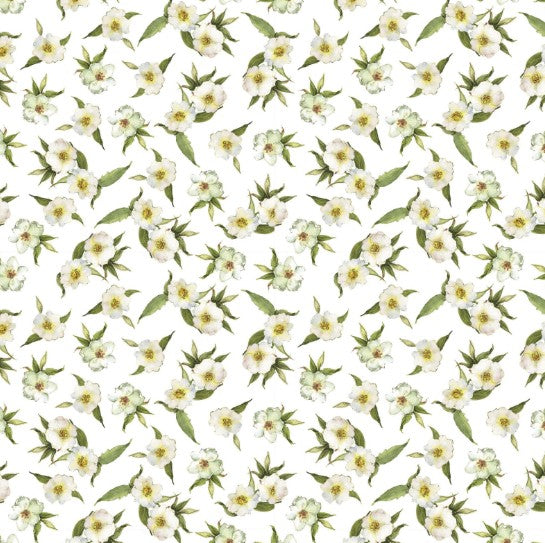 Lumin Patchwork Picnic white small floral W105-016-000 quilting cotton
