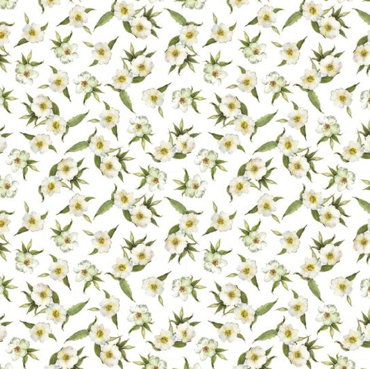 Lumin Patchwork Picnic white small floral W105-016-000 quilting cotton