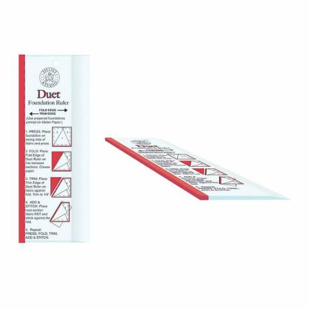 Jillily Studio Duet Foundation Ruler quilting ruler notion