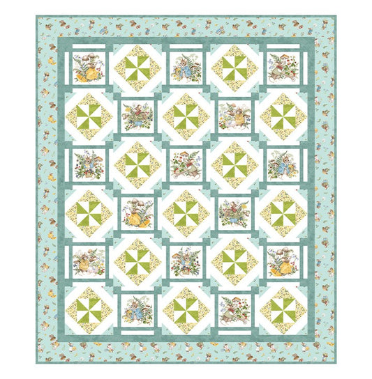 Northcott Country Mouse printed quilt pattern cover