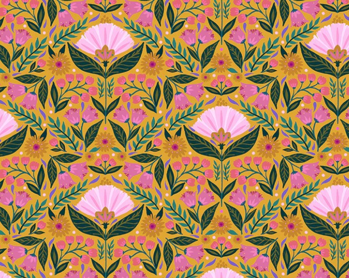 Windham Botanica Golden Ochre 54799-4 quilting cotton