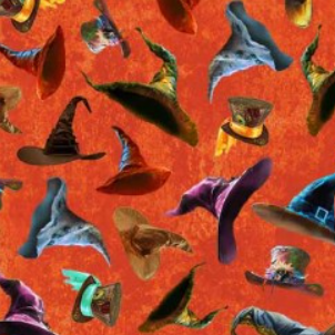 Michael Miller - Nightmare at Halloween - Witch Hats - DDC12729-ORAN-D