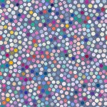 Michael Miller Enchanted Unicorns Fairy Dust Dots Navy fabric