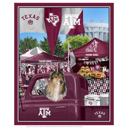 Texas A&M University Tailgate Panel- 36" Panel