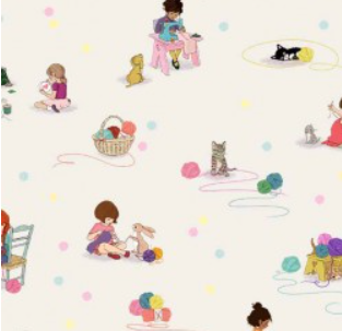 Michael Miller Crafternoon Craft Afternoon DDC12784-CREM-D cream crafting print