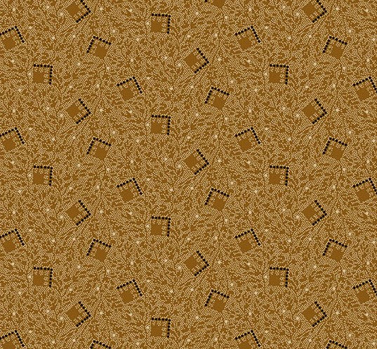 andover - A-5604-N Brown Tumbling Squares - Bridgeport by Jo Morton