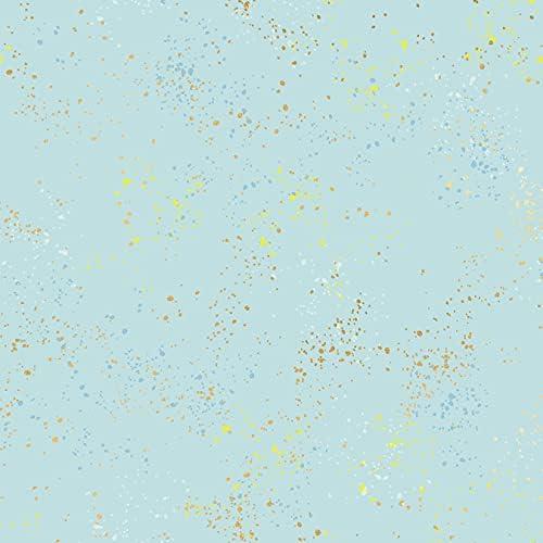 Ruby Star Society Cotton Plain Polar Dots Fabric, Light Blue