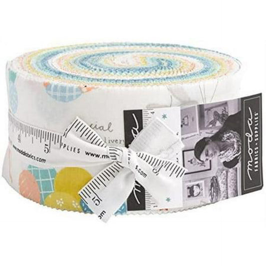 Moda Paper Cloth Delivered with Love Jelly Roll 40 strips precut