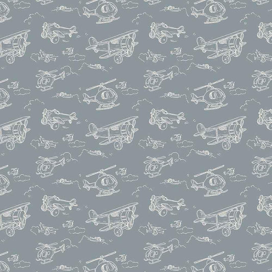 Figo Soaring Dreams teal 91241-62 fabric by Northcott