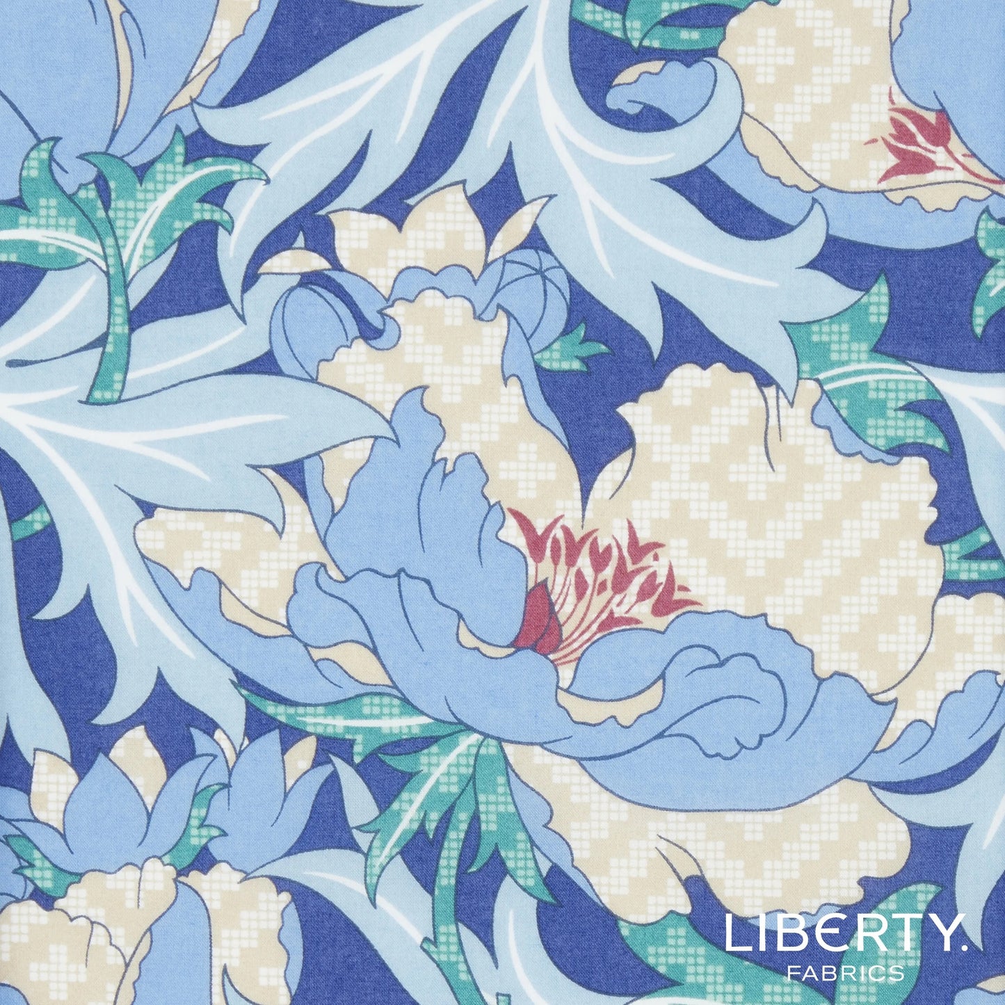 Liberty Lindsay Legacy C floral cotton lawn fabric