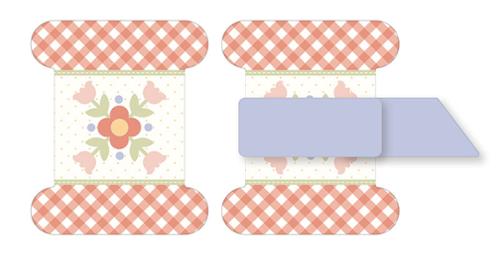 Pastel Prairie Small Binding Holder for quilt binding