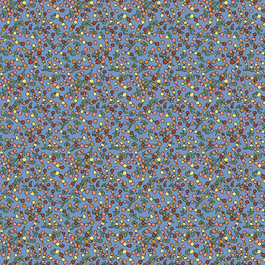 Windham Laura Heine Flowers on Main Ditsy Buds Sky 54895-1 fabric