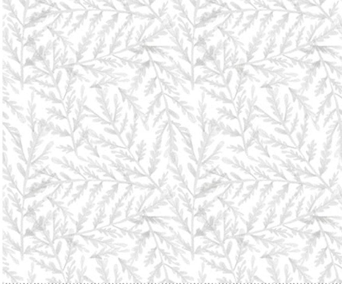 Petals and Pewter white 4567-01 Blank Quilting floral fabric