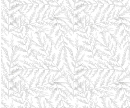 Petals and Pewter white 4567-01 Blank Quilting floral fabric