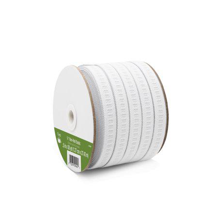 Dritz 1/2 inch ribbed non-roll elastic sewing notion