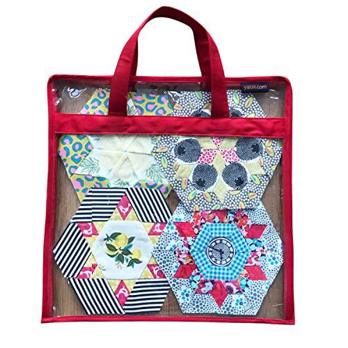 Block Carry Case Red portable storage case for quilt blocks notion