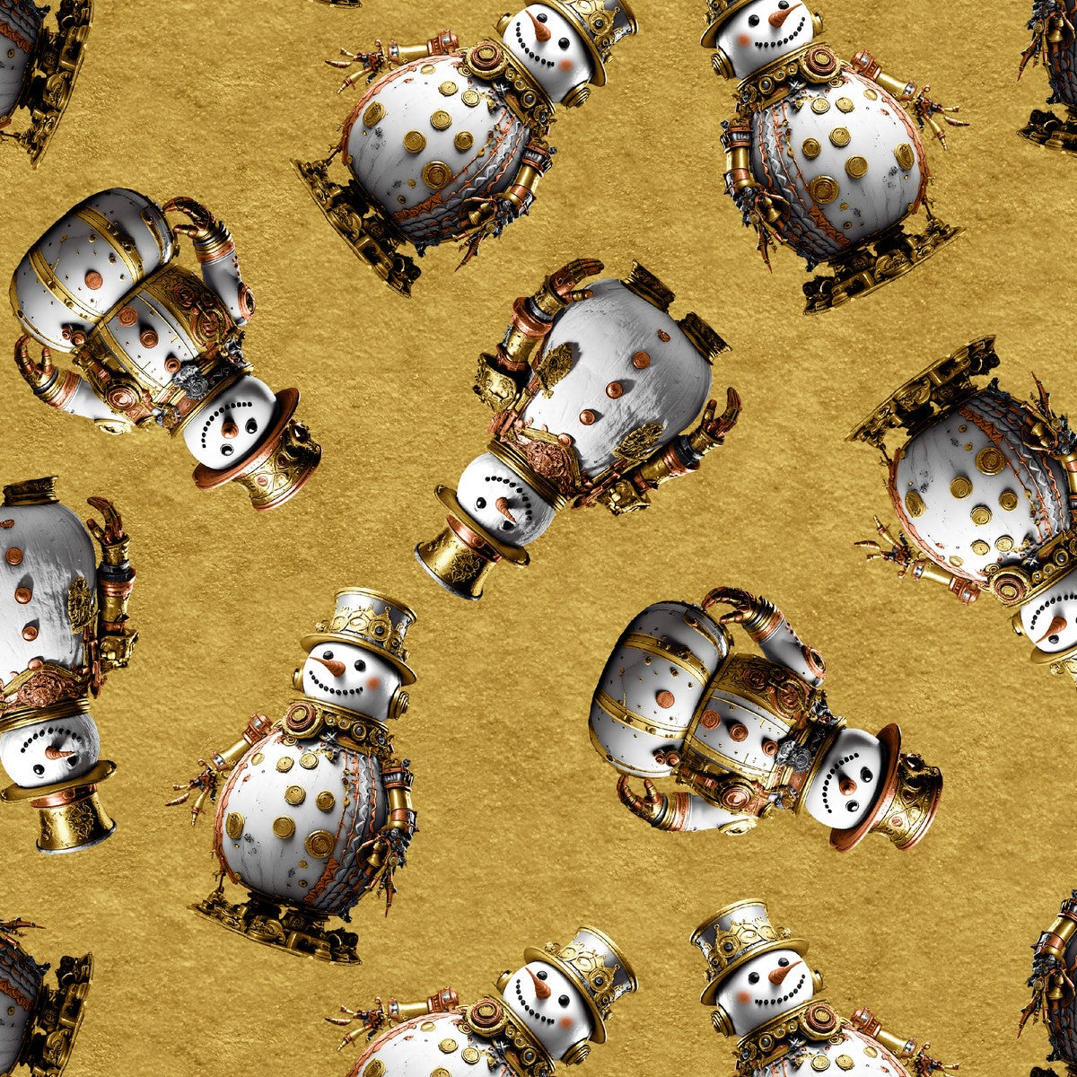 Blank - Gears & Garland - 4822-30 Gold
