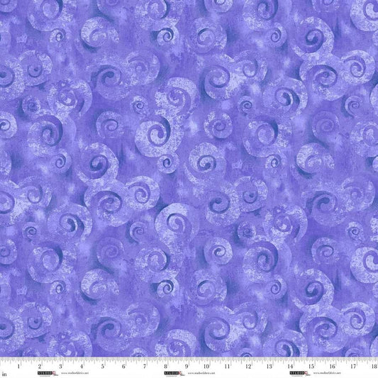 Studio E Spiral Storm 118 inch wide backing Purple 8780-55