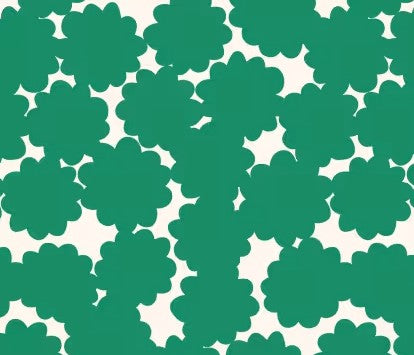 Cloud 9 Blossom Green 228255-X floral organic quilting cotton