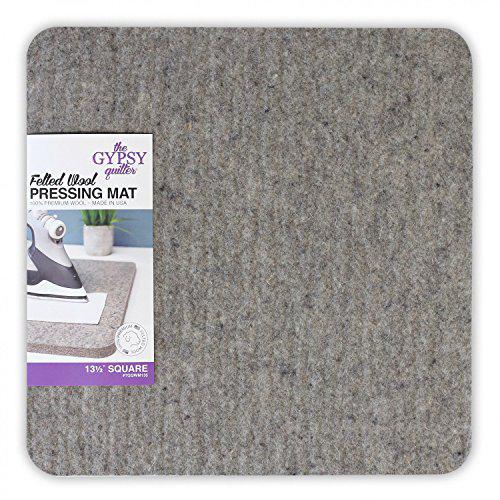 Felted Wool Pressing Mat by The Gypsy Quilter 13.5" Square