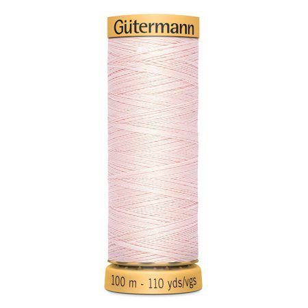 Gutermann Natural Cotton Thread 110 Yards Pale Pink