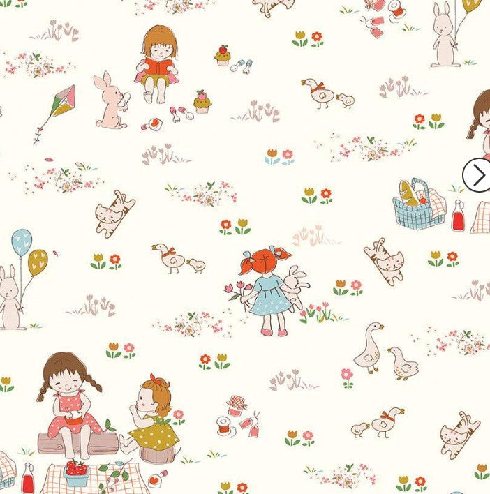 Riley Blake Serendipity 2 Main Cream quilting cotton