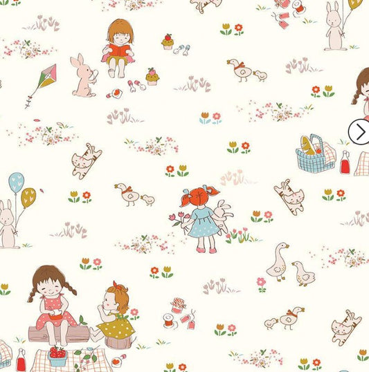 Riley Blake Serendipity 2 Main Cream quilting cotton