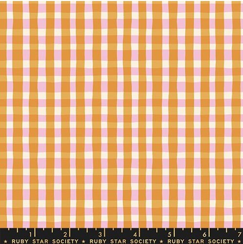 Ruby Star Egg and Friends Honey quilting cotton