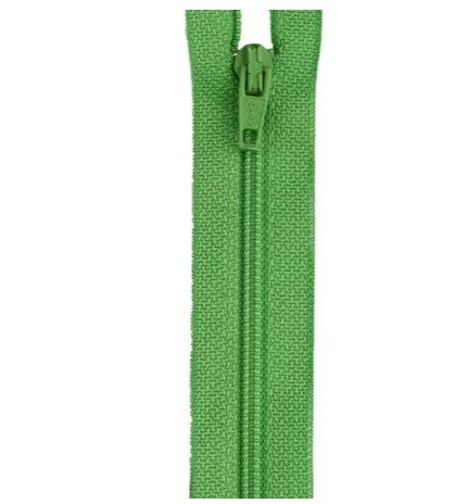 All-purpose plastic zipper 7 inch bright green