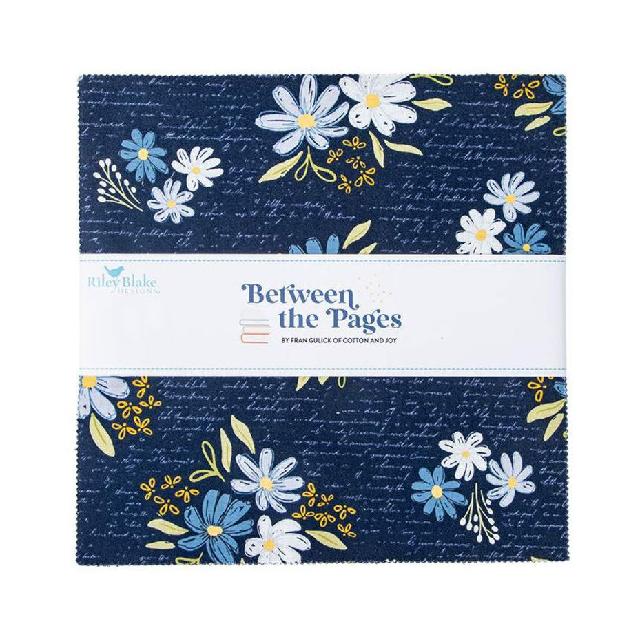 Between the Pages layer cake 10 inch squares Riley Blake Fran Gulick precut