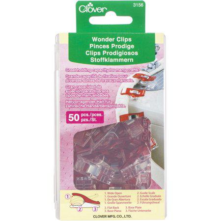 Clover 3156 Wonder Clips-50/Pkg