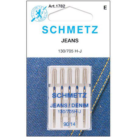 Schmetz Needle Jean Size 90/14 (Pack of 5)