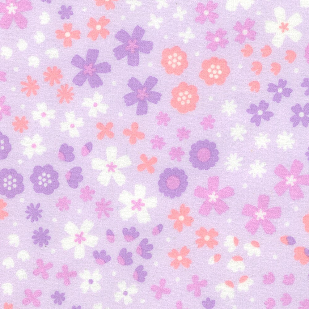Robert Kaufman Cozy Cotton Flannel Wisteria SRKF-22729-234 fabric