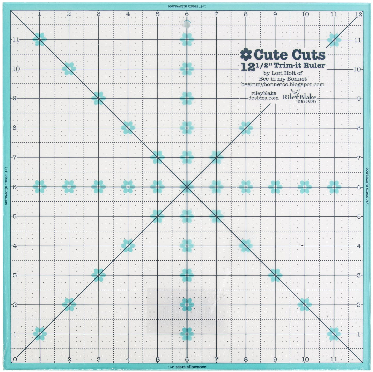 Riley Blake Trim It Square Ruler 12.5"