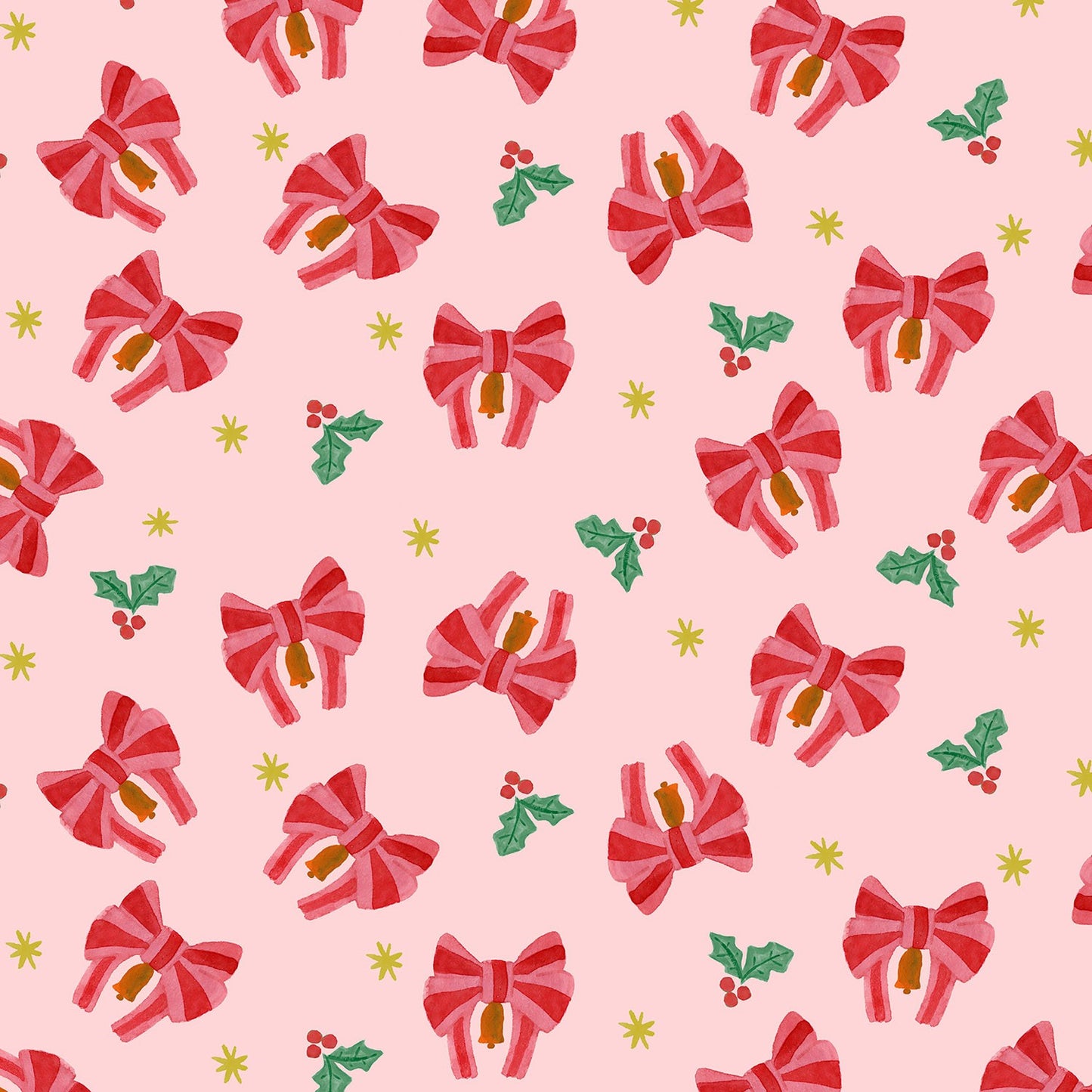 Lewis and Irene - Merry Happy Christmas - Bluebellgray - Bows & Bells - Candy Cane - BG100