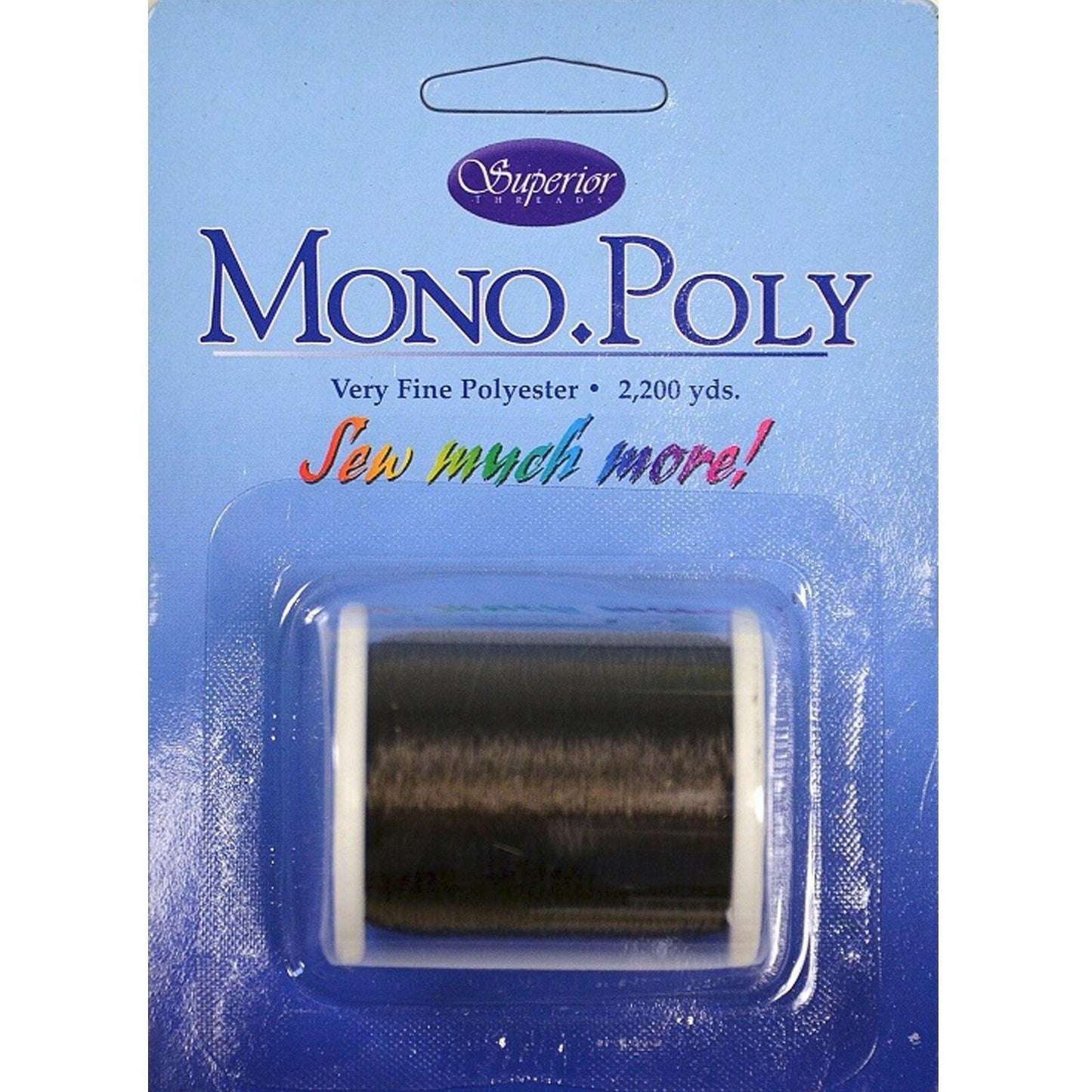 Monopoly Invisible Polyester Thread .004mm 2200Yds Smoke
