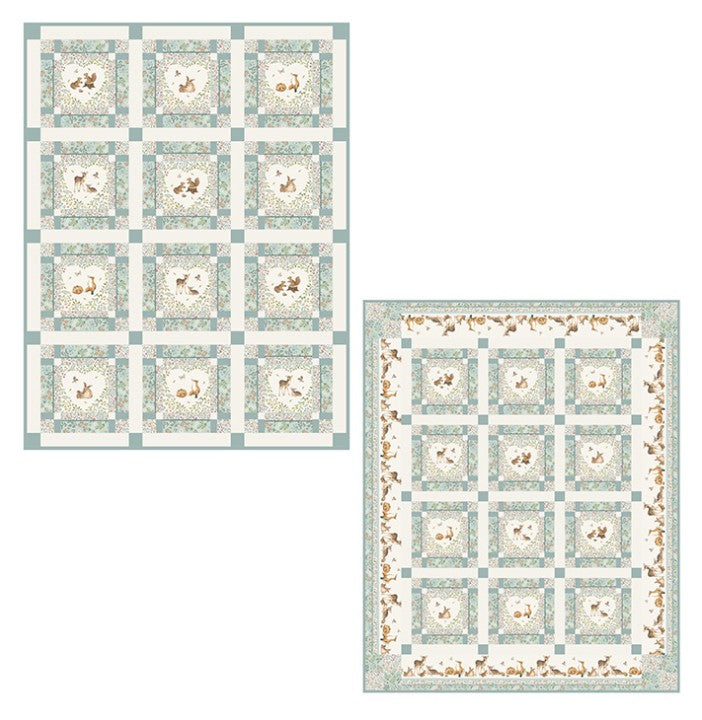 Northcott Woodland Heart quilt pattern