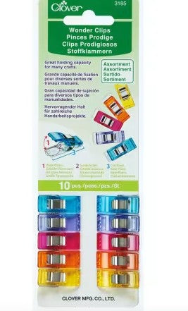 Wonder Clips Assorted Colors 10pc