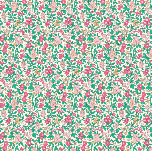 Liberty Everlasting Forget Me Not Blossom B quilting cotton fabric
