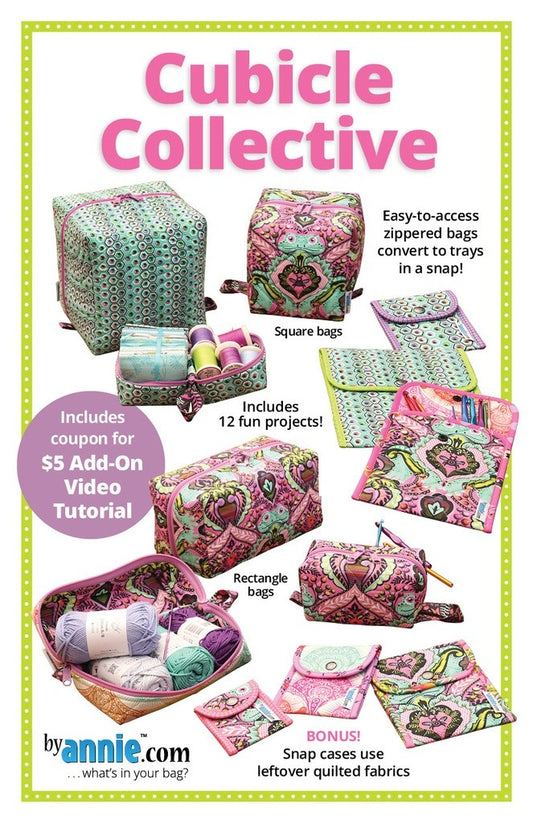 ByAnnie Cubicle Collective organizational pouch and bag pattern
