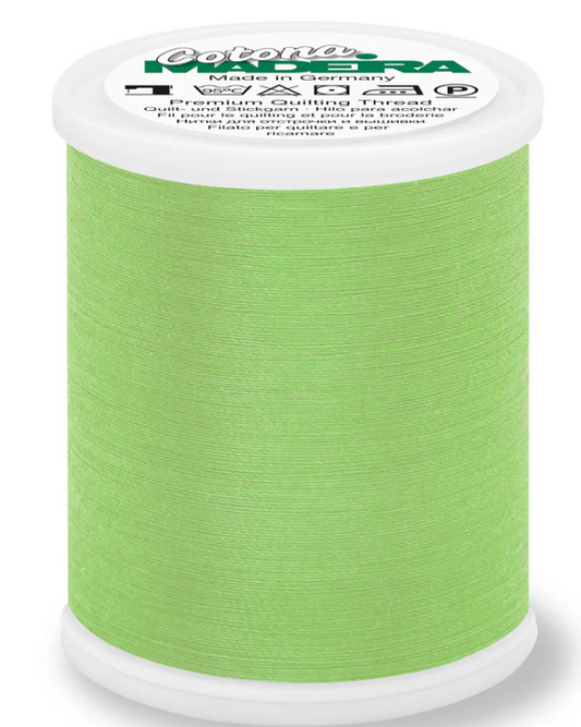 Madeira Cotona 50wt thread in Celery Green #712
