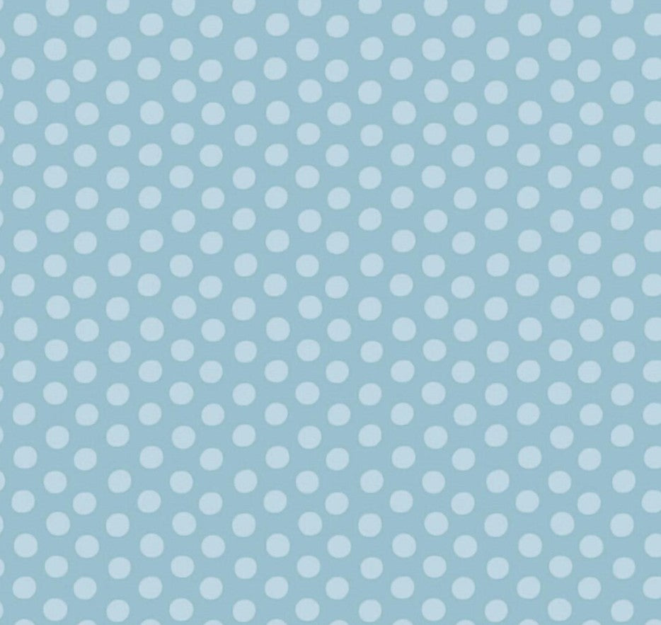 Kaffe Fassett Perennials Spot Dot Duck Egg aqua quilting fabric
