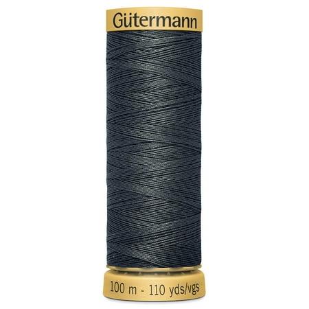 Gutermann Natural Cotton Thread 110yd-Grey