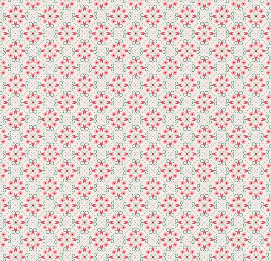 Riley Blake - Berry & Sage - Lori Holt - Wallpaper Latte C17398 Fabric