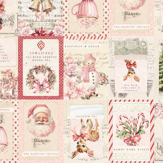 Christmas Magic 2016-41 ivory Christmas quilting cotton by Frank Garcia for Blank Quilting