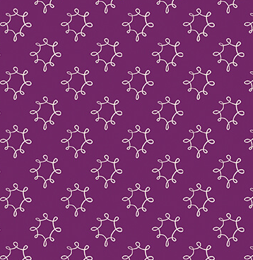 Benartex Dandy Dark Purple Wishflower quilting cotton