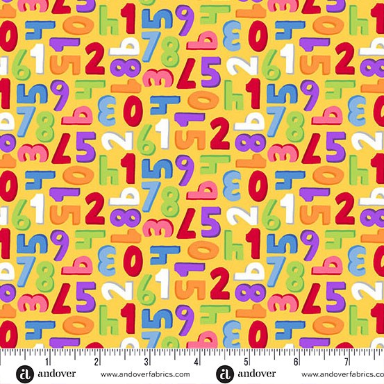 Andover - Back to School - Numbers Sunshine - A-10243-Y