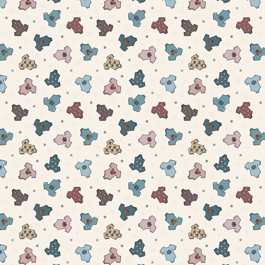 Blank Quilting Laundry Hour 142 Cream cotton